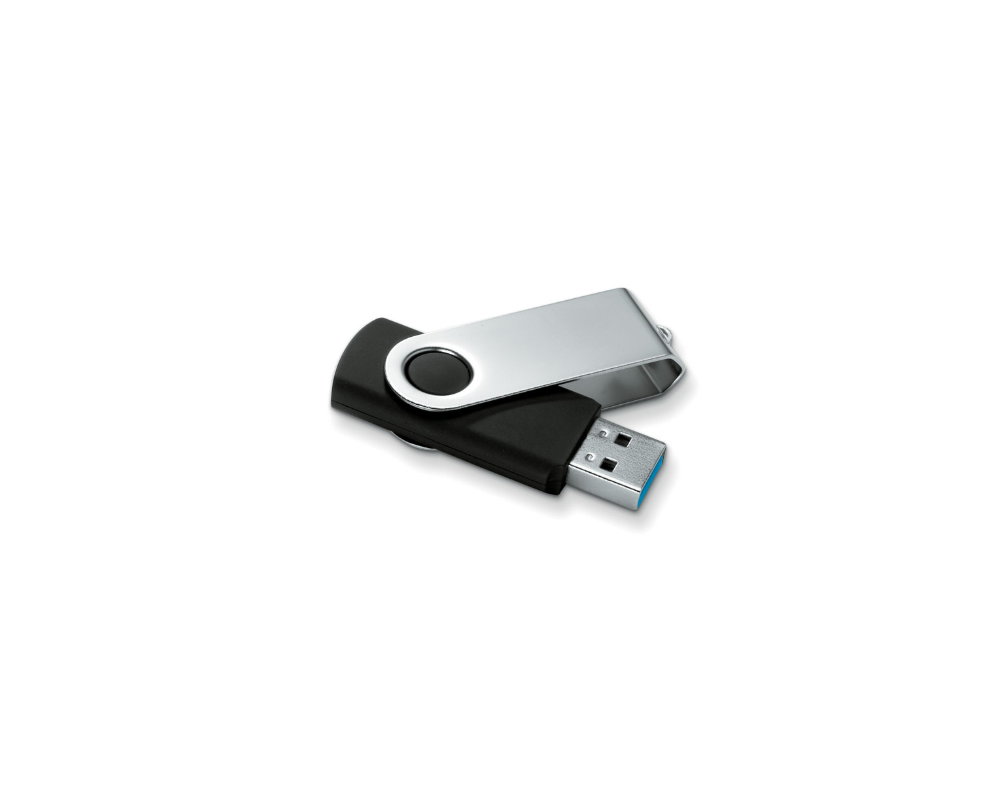 Clé USB avec clip métallique de protection